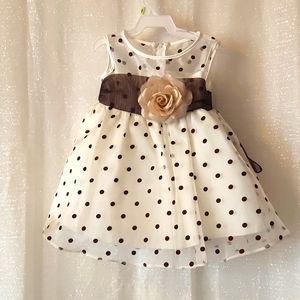 Kid's Dream Polka Dot Dress (6-9 M)